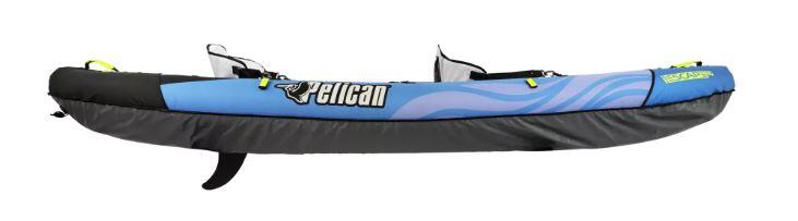 Dwuosobowy kajak pompowany do pływania Pelican Iescape 110 stabilny lekki 3/7