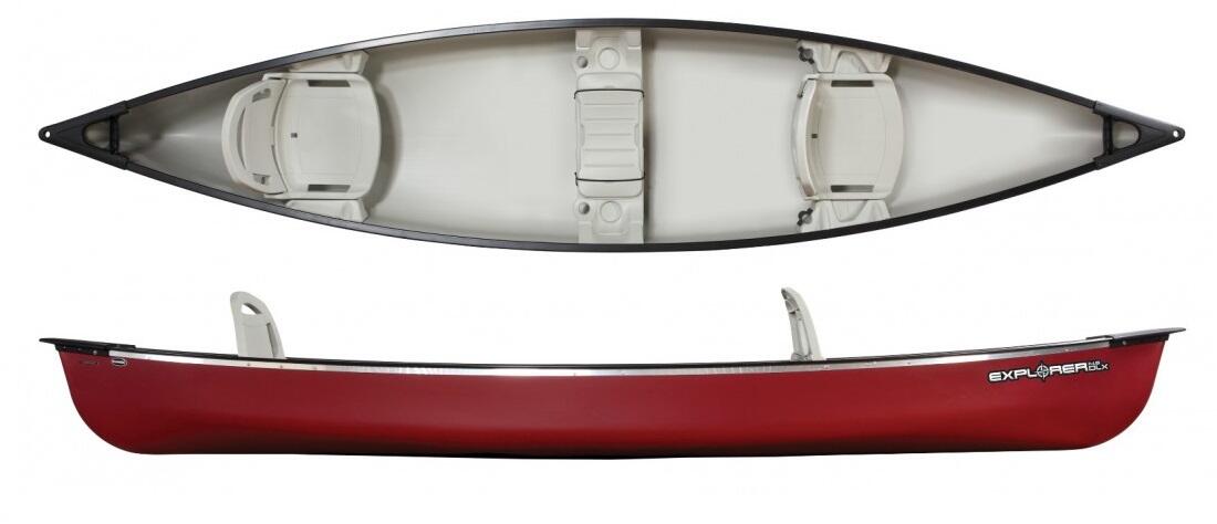 Kanadyjka kanu do pływania Pelican Explorer 14.6 dlx z oparciami 2/4