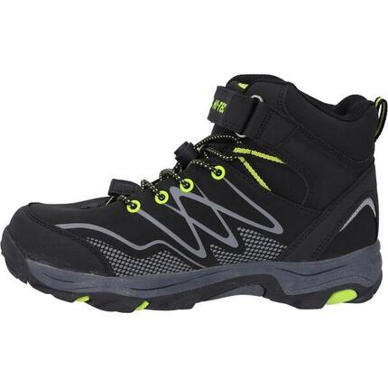 HI-TEC Hi-Tec Blackout Mid Wp Jr Wandelschoenen Hoge Hiel ZWART/LIMOEN 33