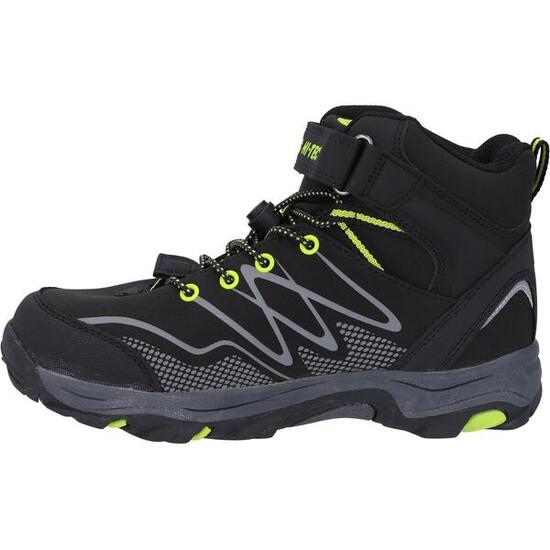 HI-TEC Hi-Tec Blackout Mid Wp Jr Wandelschoenen Hoge Hiel ZWART/LIMOEN 33