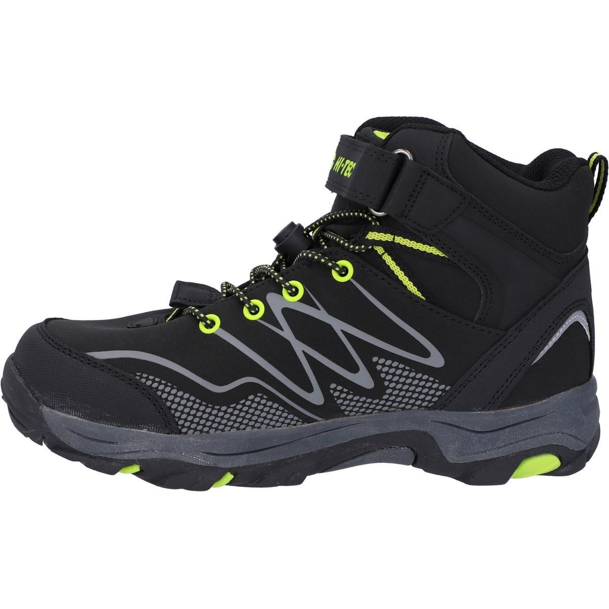 HI-TEC HI-TEC Wanderschuhe Hi-Tec Blackout Mid WP Jr schwarz/lime