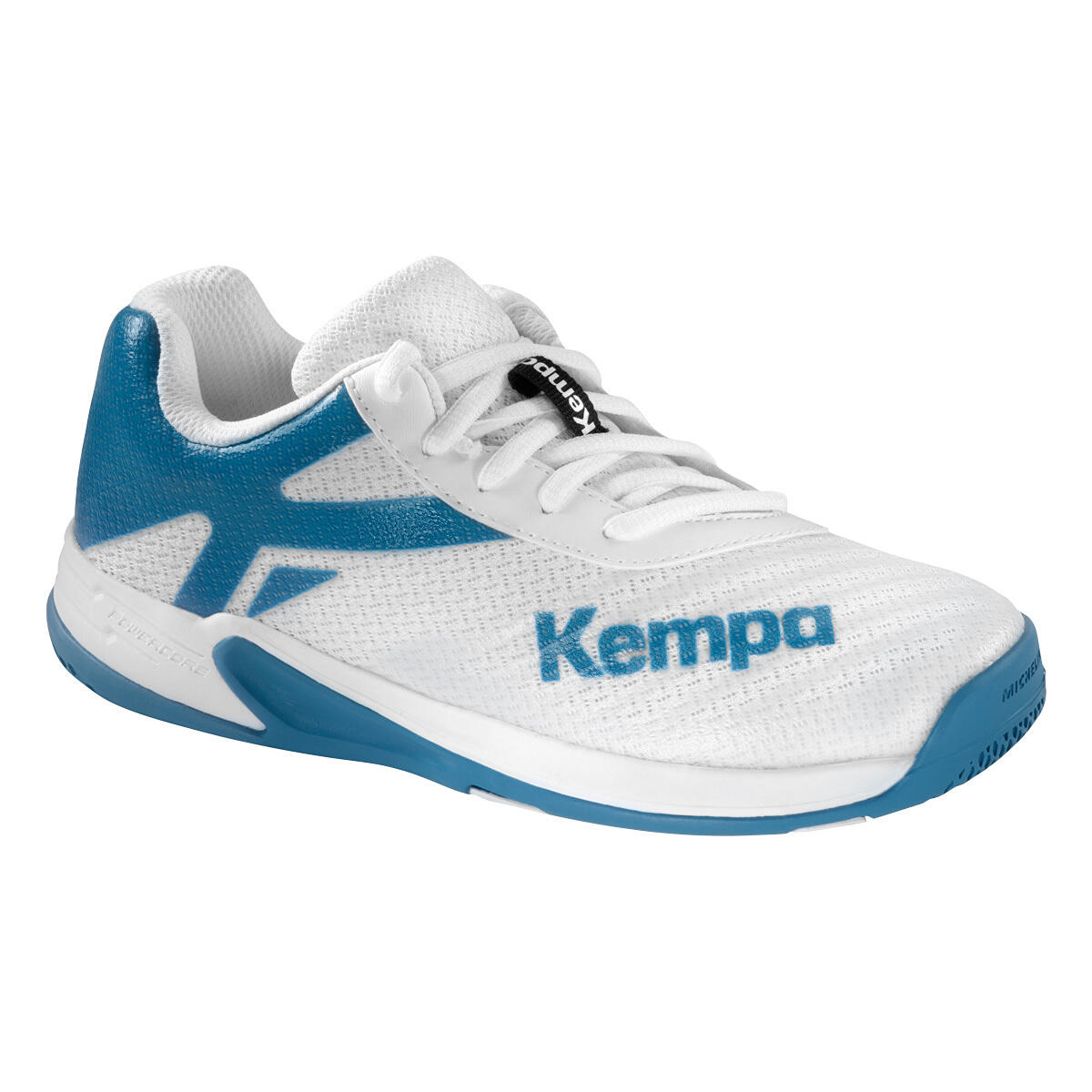 Kempa - Chaussures De Salle Wing 2.0 Junior Kempa - Chaussures De Sport - Blanc|bleu - 29 - Decathlon