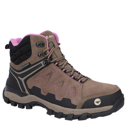 HI-TEC Hi-Tec V-Lite Explorer Wp Womens Wandelschoenen Hoge Hiel BRUIN/LILA 42