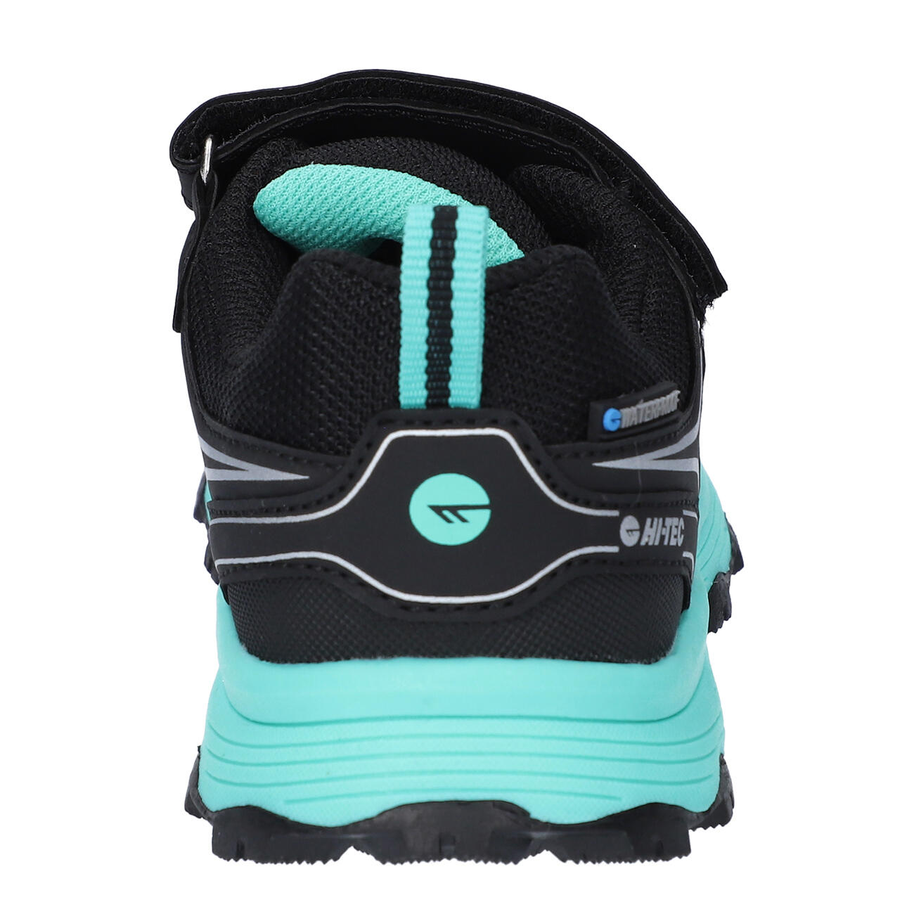 HI-TEC Hi-Tec Scooby Low Wp Jrg Veterschoenen ZWART/AQUA 31 5/7