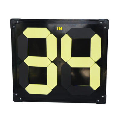 Auswechseltafel Fußball Fußball Unisex Schwarz