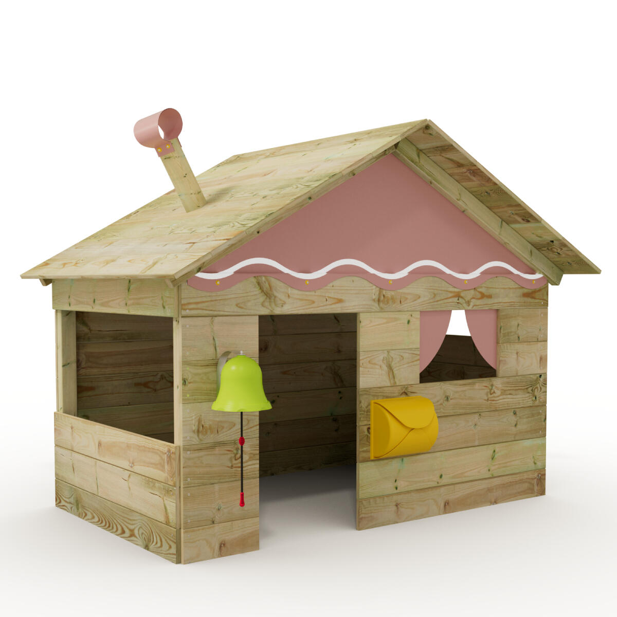 WICKEY Kinderspeelhuis Hostel met houten dak