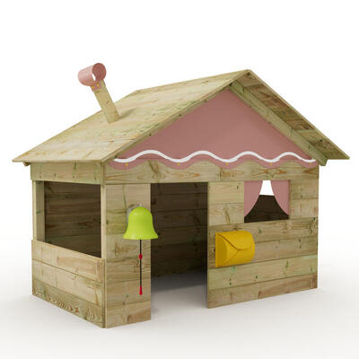 Kinder Spielhaus Hostel mit Holzdach