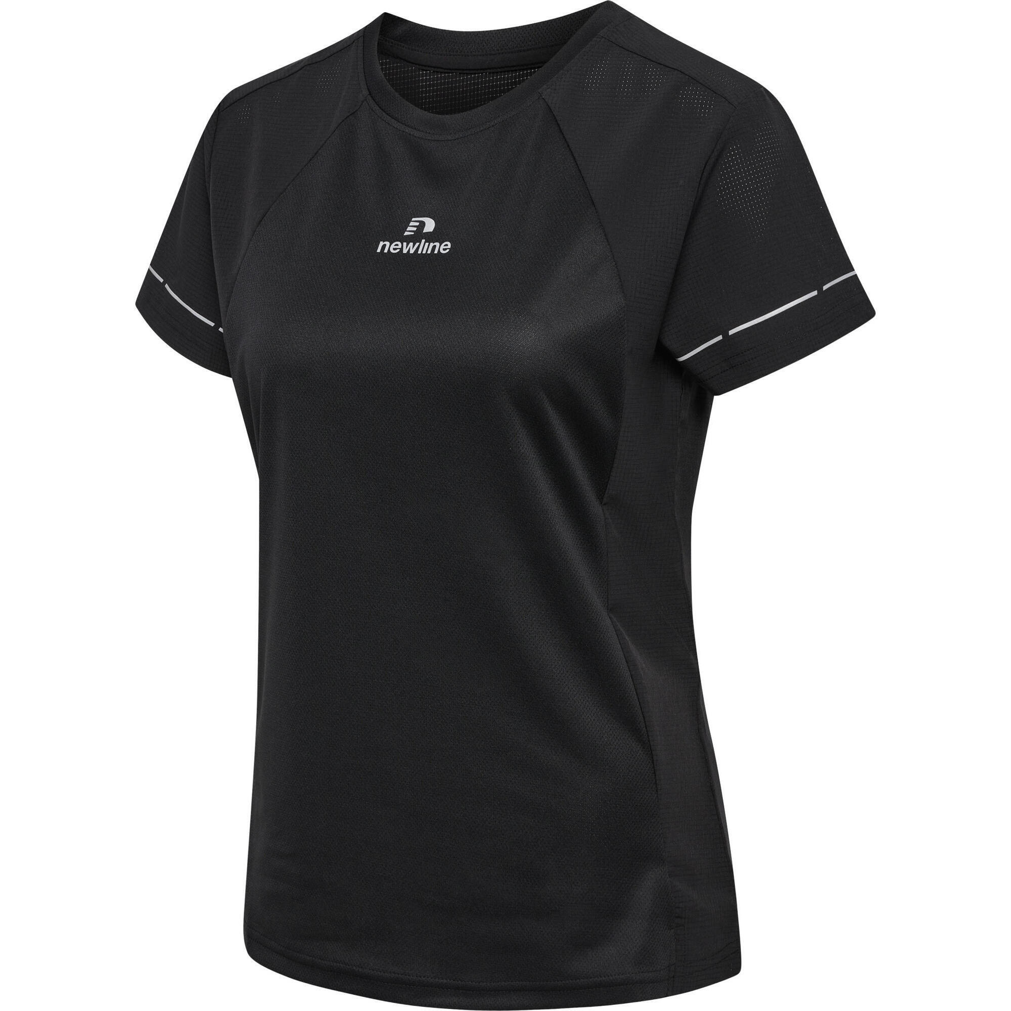 Newline - Enfiler T-shirt Nwlbreathe Femme Newline - T-shirt Manches Courtes - Noir - 48 Xl - Decathlon