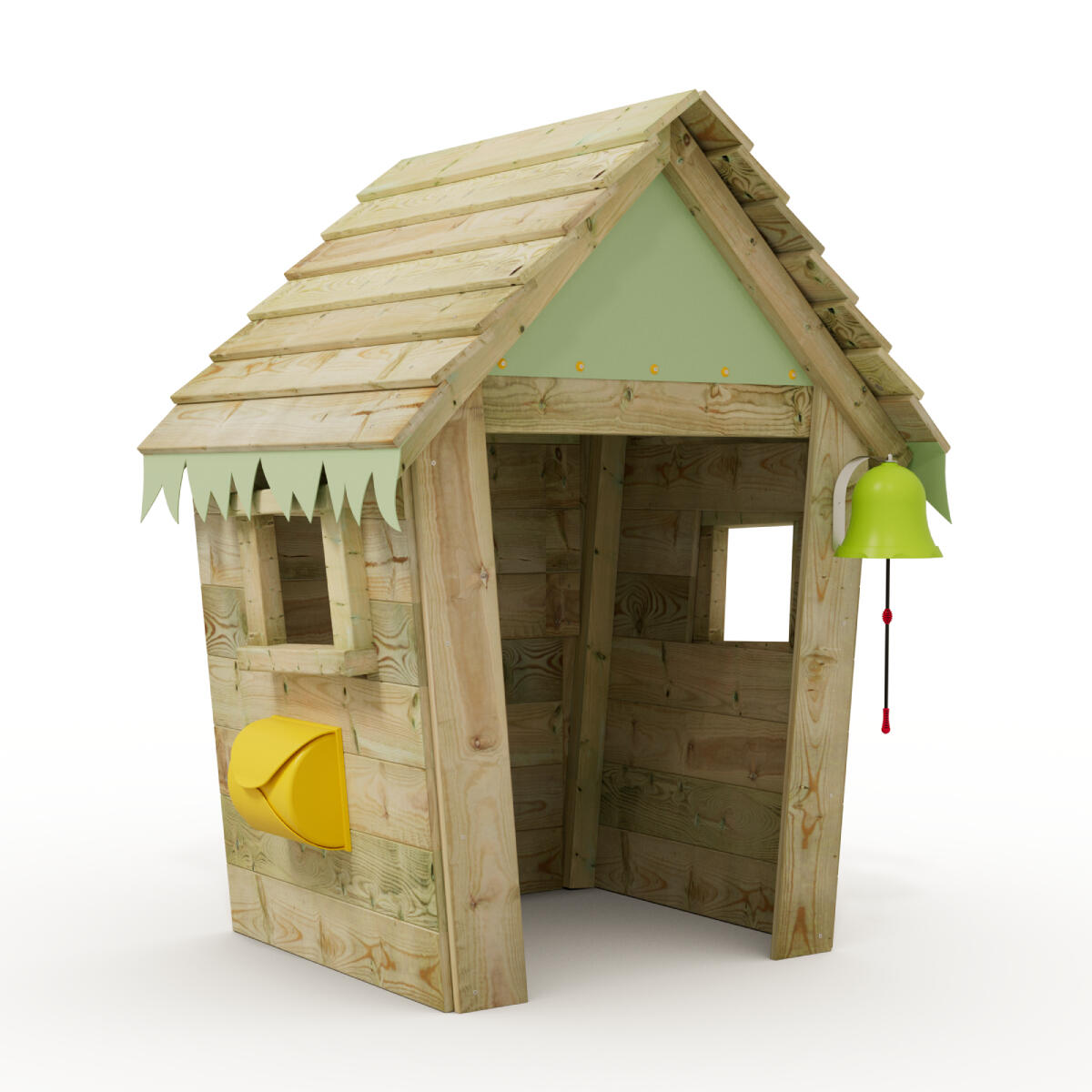 WICKEY Kinderspeelhuis Stable met houten dak