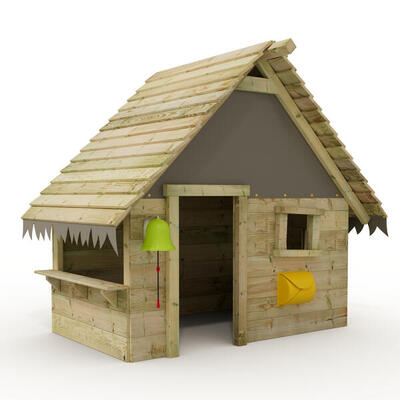 Spielhaus für Kinder Tipi mit Holzdach