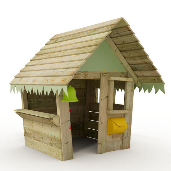 Kinder Spielhaus Saloon mit Holzdach