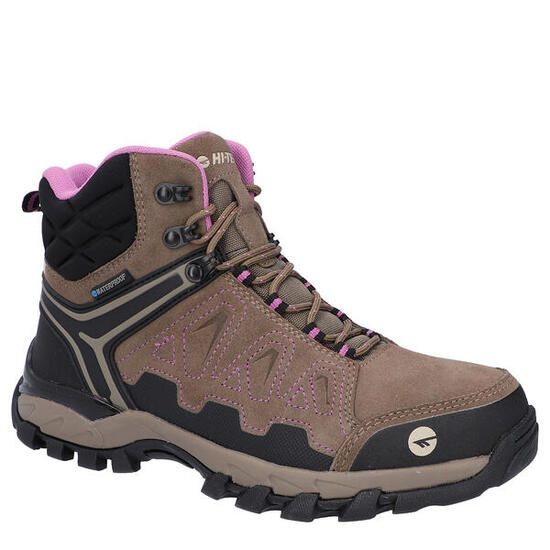 HI-TEC Hi-Tec V-Lite Explorer Wp Womens Wandelschoenen Hoge Hiel BRUIN/LILA 37