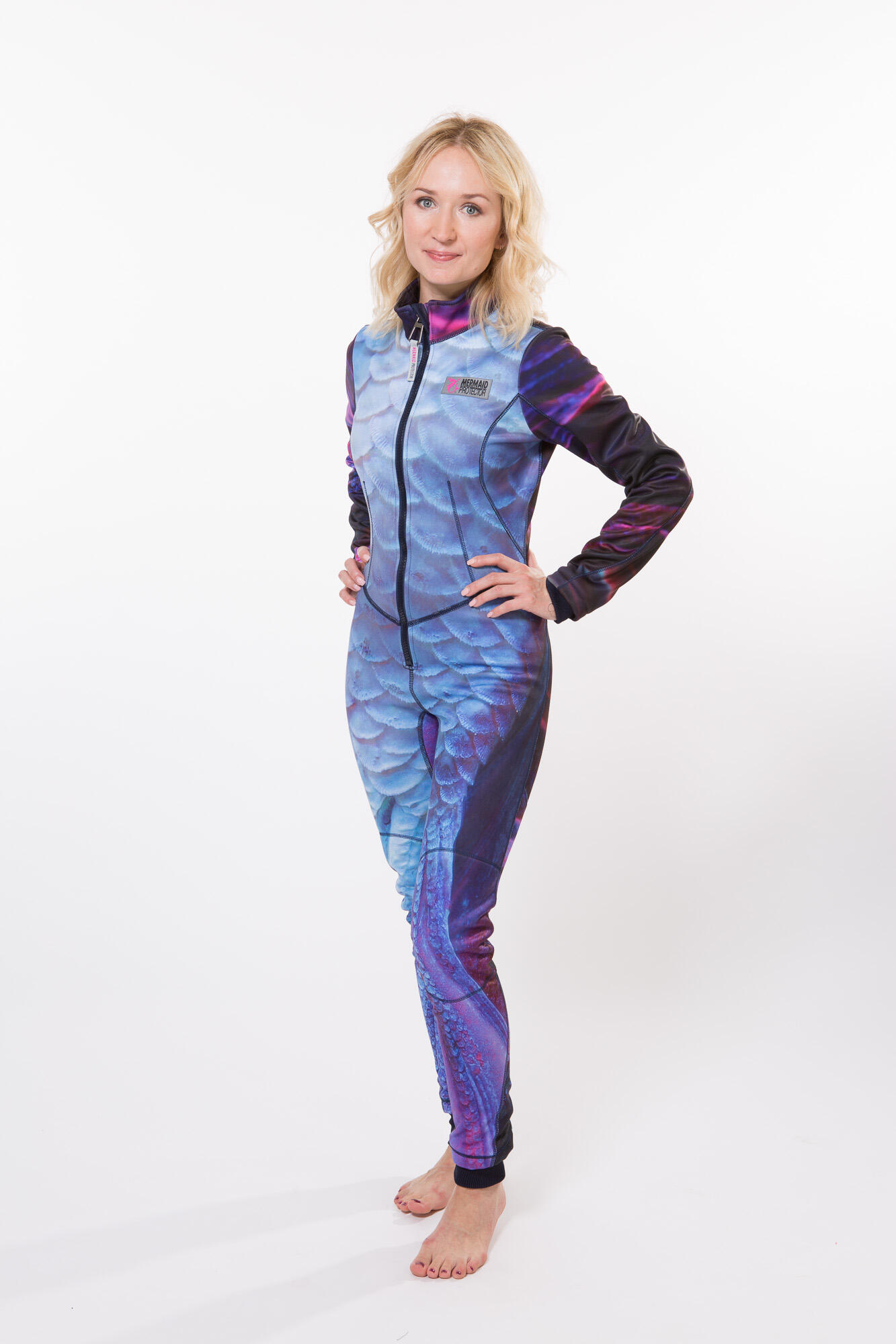 MERMAID PROTECTOR #neoprenefree Tuta integrale per sport acquatici  “Seagrass Contest"