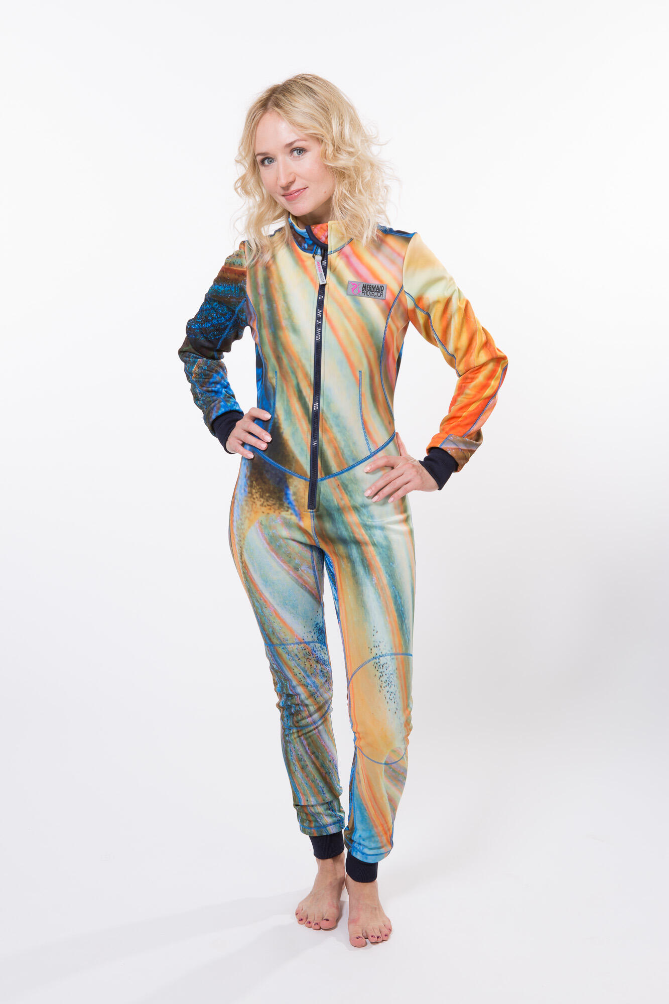MERMAID PROTECTOR #neoprenefree Fish Skin watersport overall “Haute Fugu Cuisine”