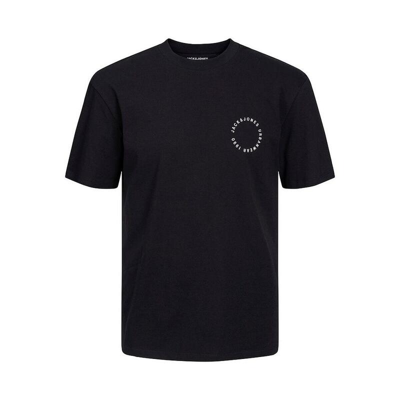 Maglia a Maniche Corte Uomo Jack & Jones JJSUNSET TEE SS CREW NECK 12221013 Nero