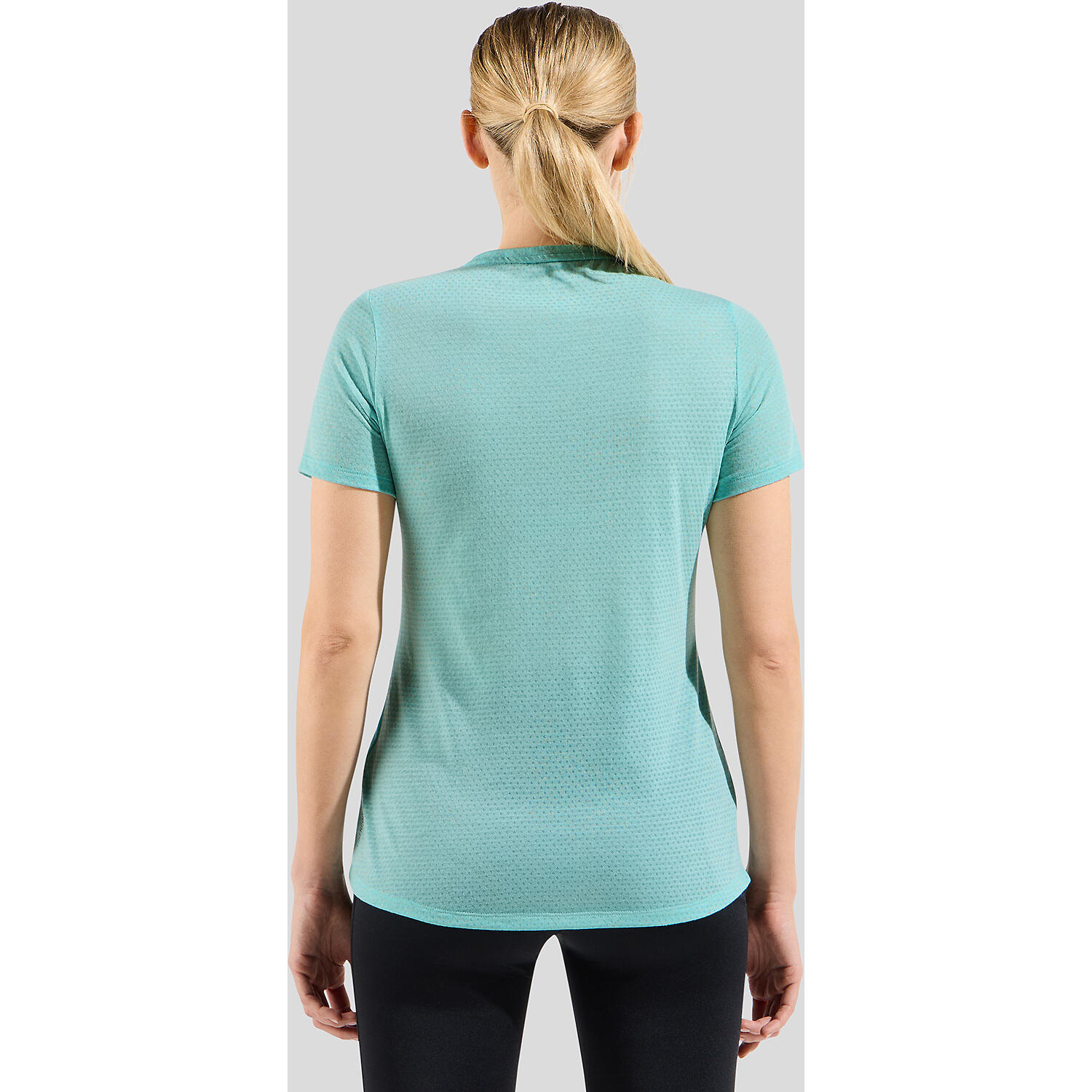 Odlo Active 365 Linencool Damestrui met Korte Mouwen Blauw 4/4