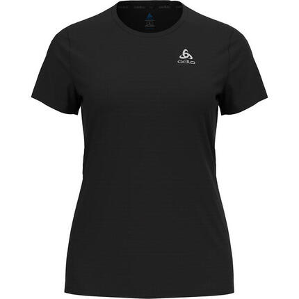 ODLO Odlo T-Shirt S/S Crew Neck Essential Flyer Sportshirt ZWART L