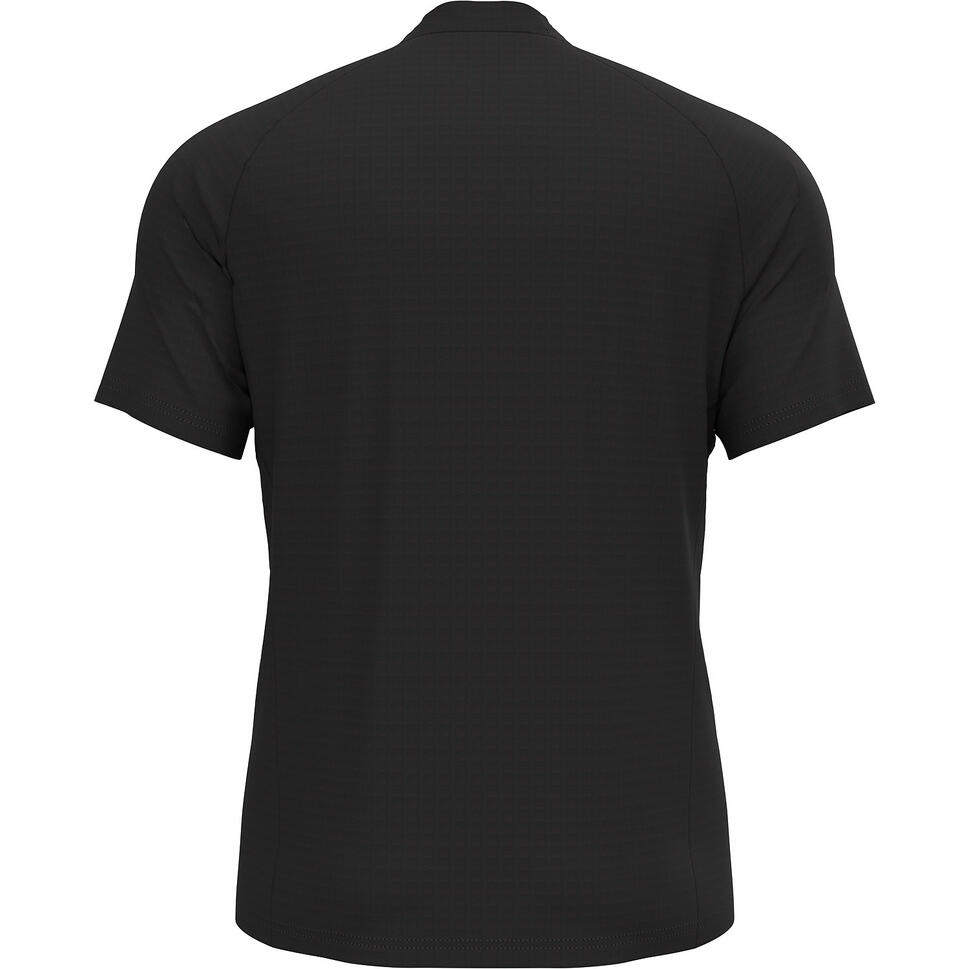 Koszulka tech. męska Odlo T-shirt crew neck s/s 1/2 zip ESSENTIAL