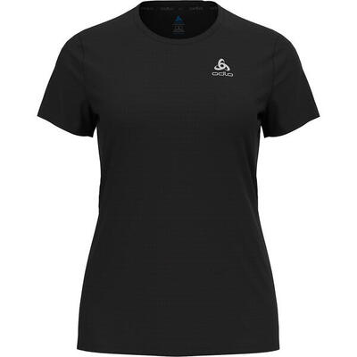 Odlo odlo t-shirt s/s crew neck essential flyer sportshirt zwart l