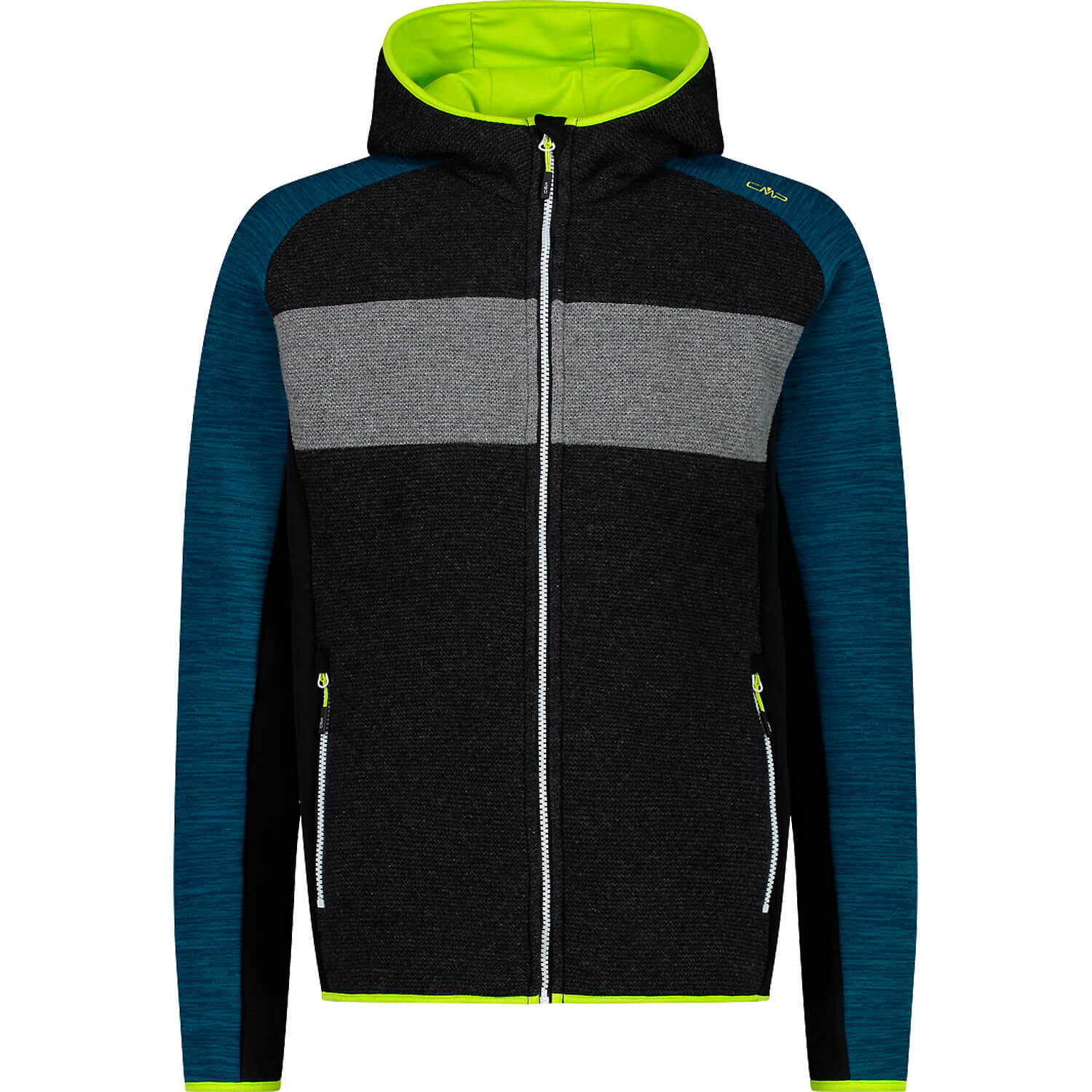 Veste à capuche hybride stretch performance CMP 2/7