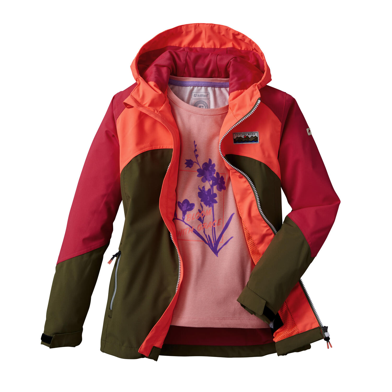 Kinder, Mädchen Outdoorjacke KOS 335 4/7
