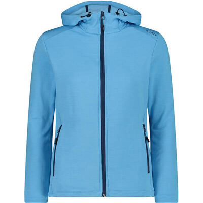 CMP Damen Fleecejacke Stretch mit Kapuze