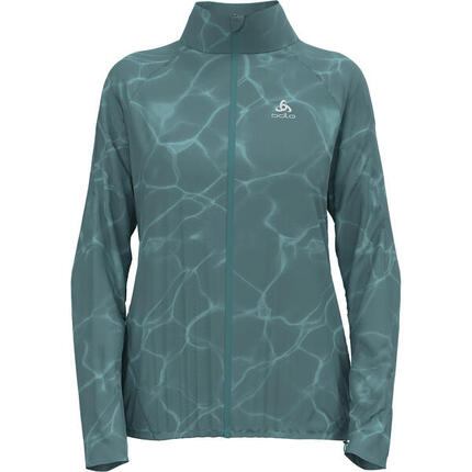 Odlo Zeroweight Print Women's Running Jacket Blau