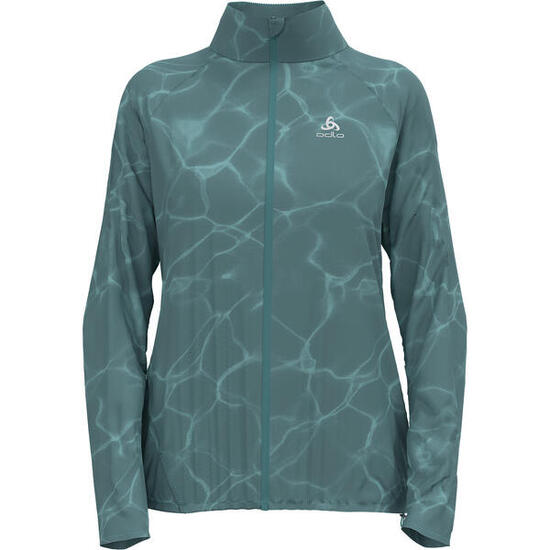 Odlo Zeroweight Print Women's Running Jacket Blau