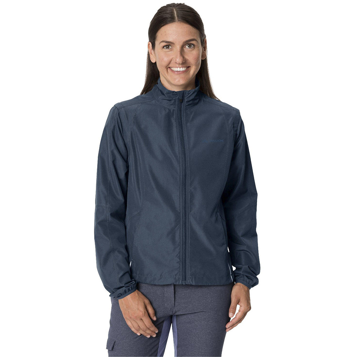 Corta-vento feminino VAUDE Dundee Classic ZO 5/7
