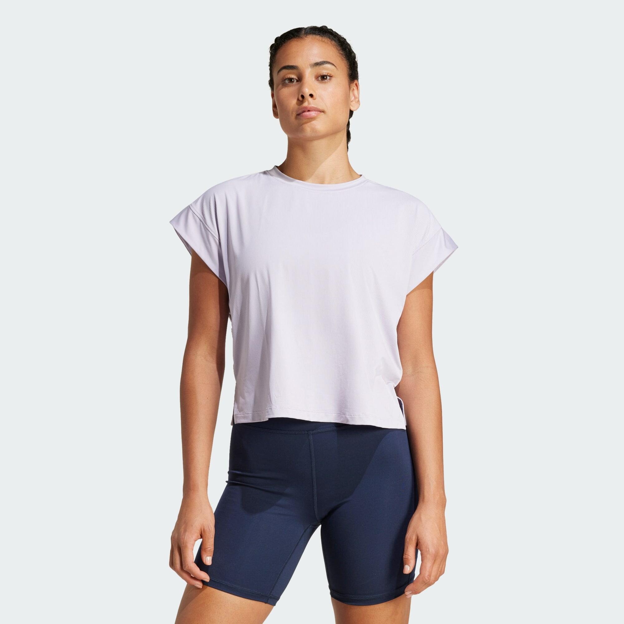 Adidas - T-shirt Studio - T-shirt Manches Courtes - Gris - 36 Xs - Decathlon