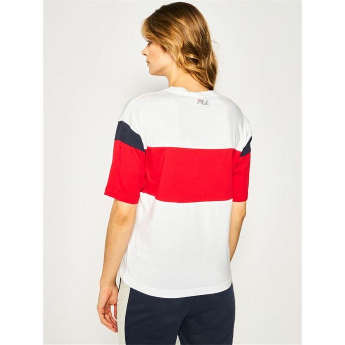 Dames-T-Shirt met Korte Mouwen Fila Lalette Sport Wit FILA Decathlon
