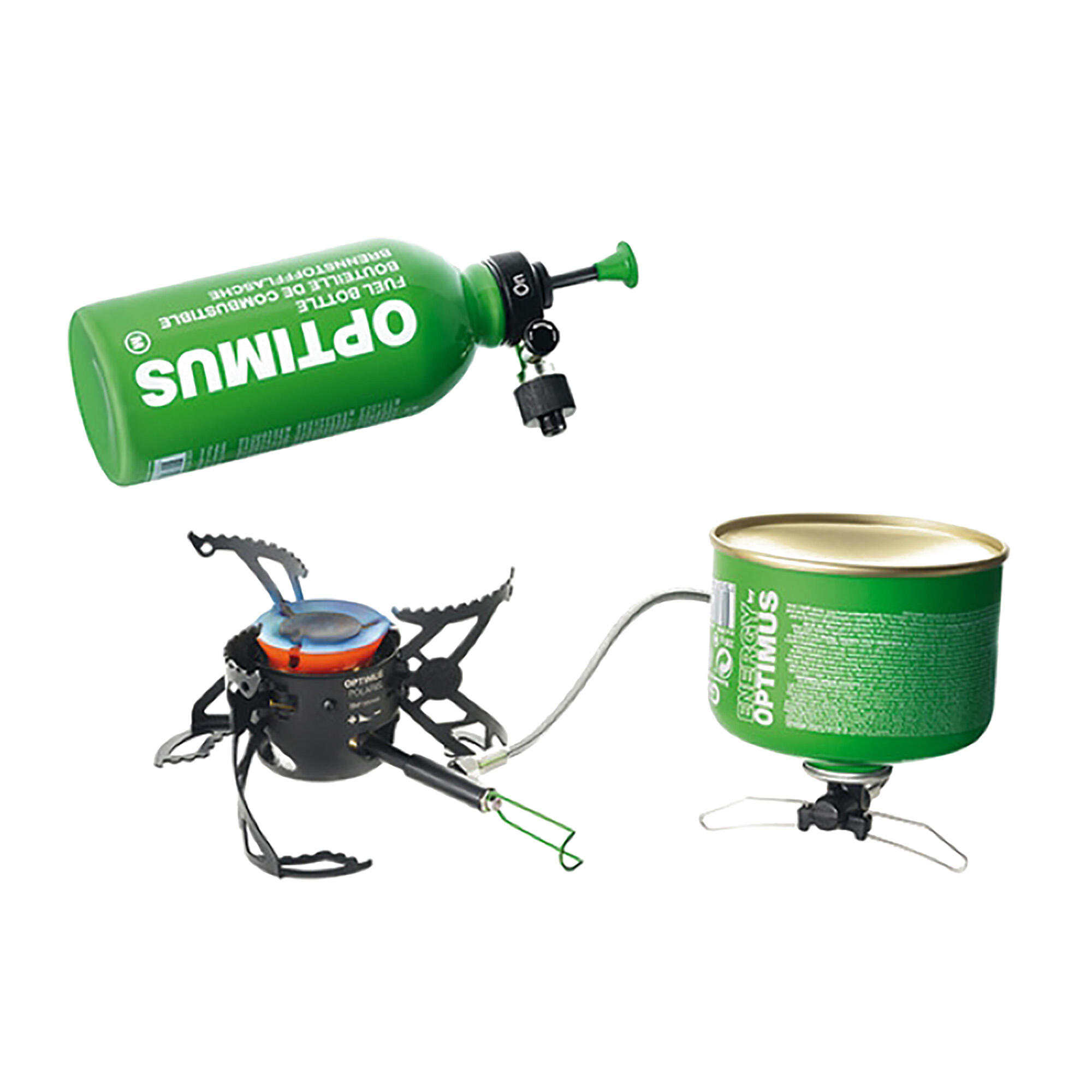 OPTIMUS Fornello da Campeggio a gas Polaris Optifuel benzina esterno pieghevole 4200 W