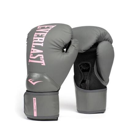 Gants de boxe - Elite 2 - Gris/Rose
