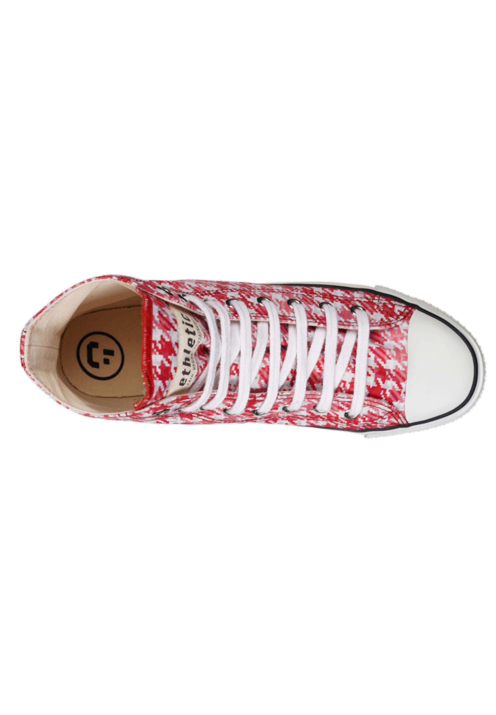 Canvas Sneaker White Cap Hi Cut pink meliert atmungsaktiv 5/5