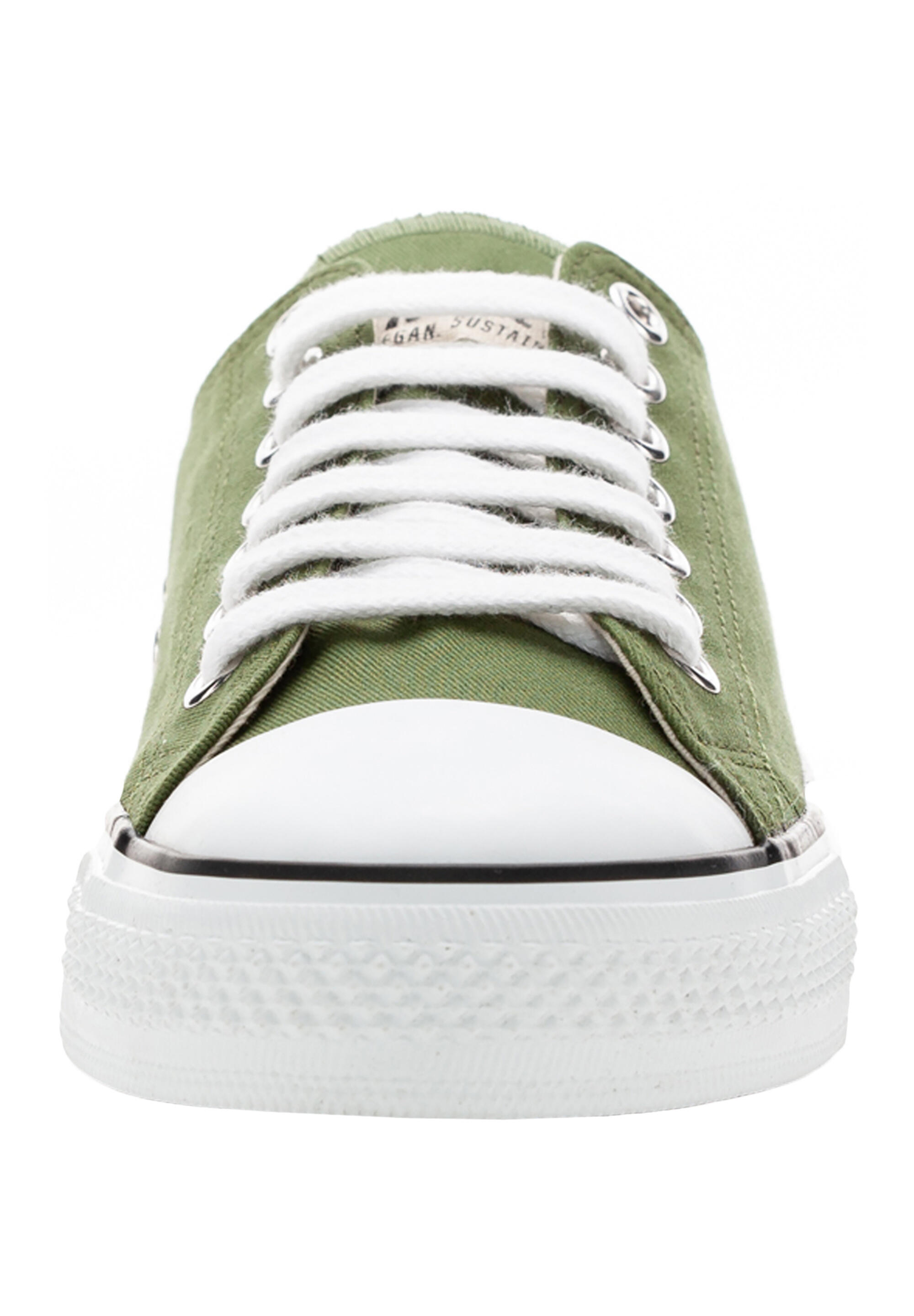 Sneaker Trainer White Cap Lo Cut dunkelgrün atmungsaktiv 5/5