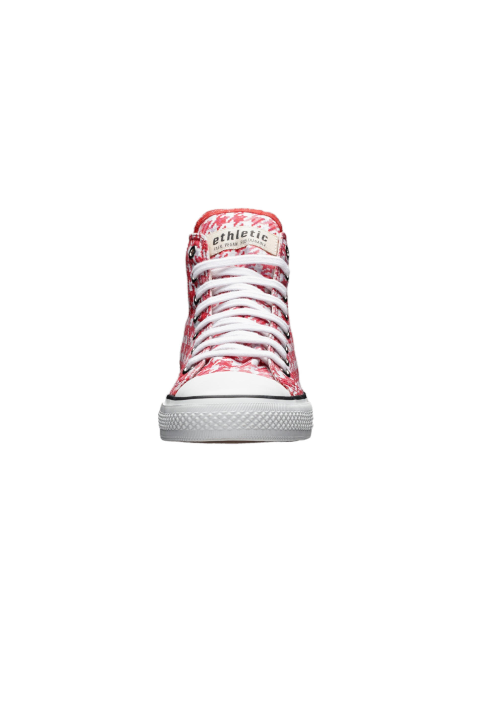 Canvas Sneaker White Cap Hi Cut pink meliert atmungsaktiv 4/5