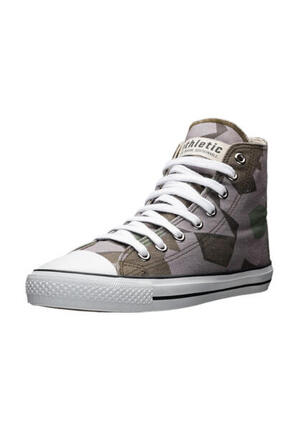 Canvas Sneaker White Cap Hi Cut grau atmungsaktiv