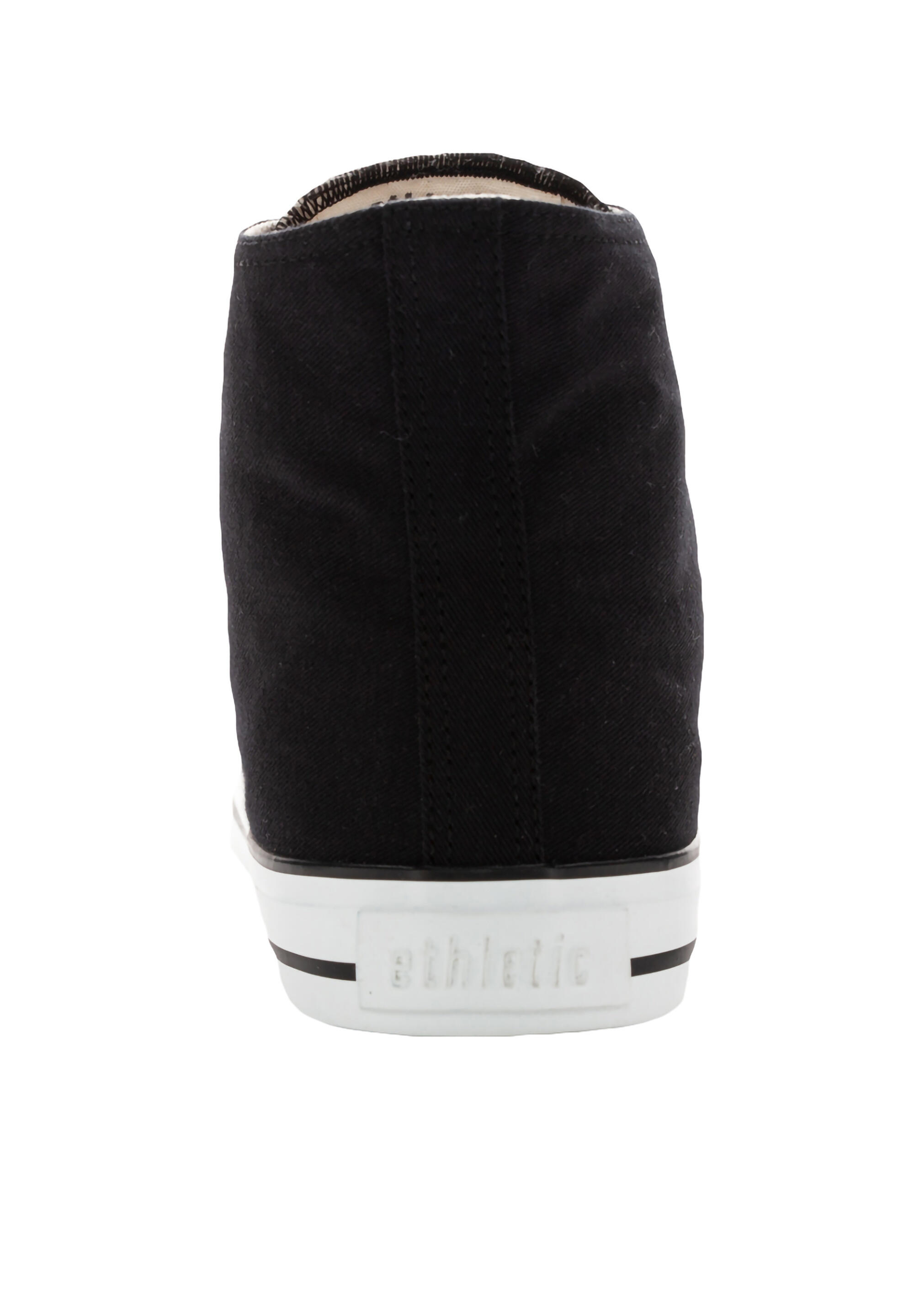 Canvas Sneaker White Cap Hi Cut schwarz atmungsaktiv 3/5