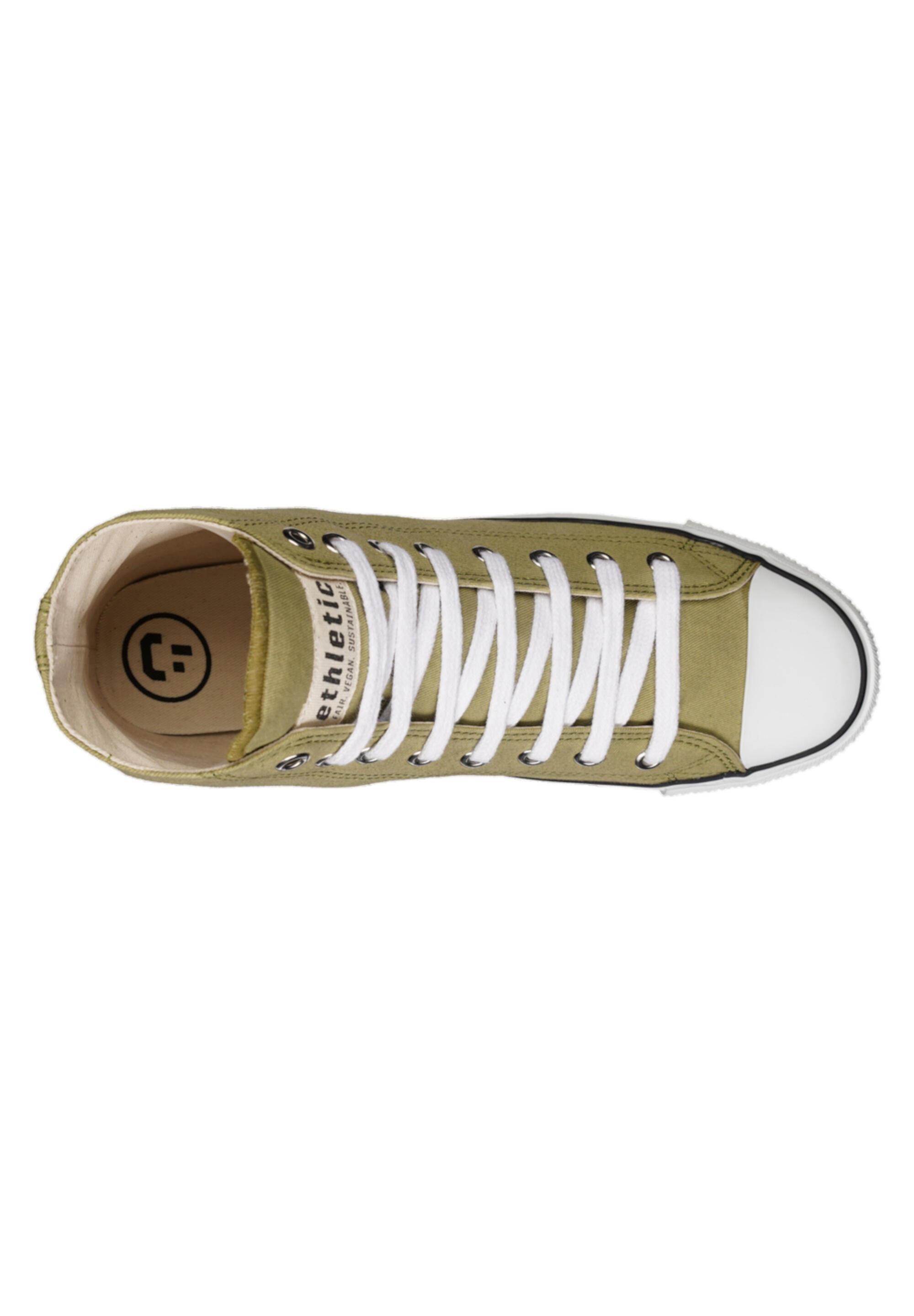 Canvas Sneaker White Cap Hi Cut grün atmungsaktiv 5/5