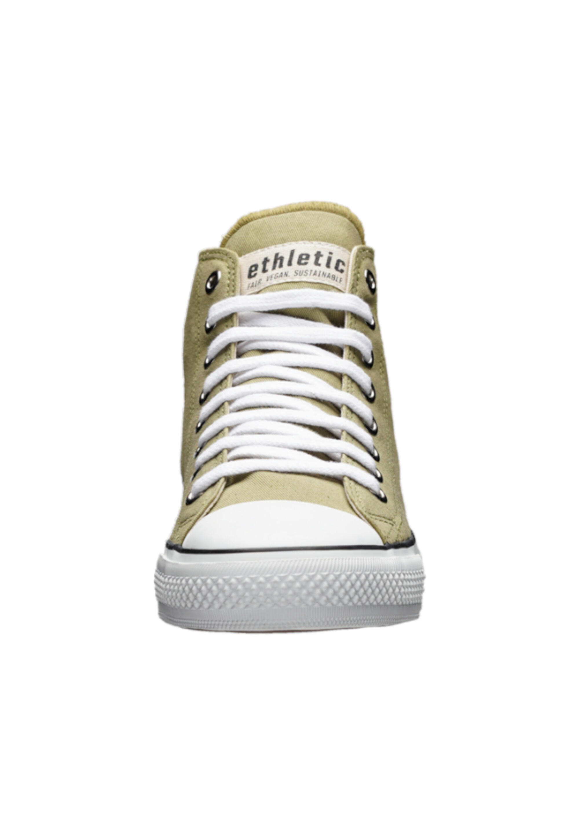 Canvas Sneaker White Cap Hi Cut grün atmungsaktiv 4/5