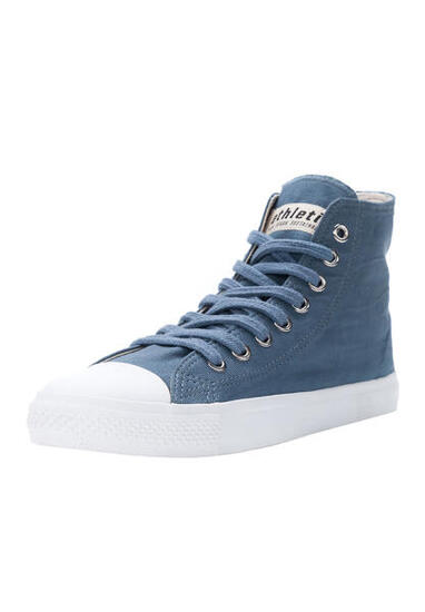 Canvas Sneaker White Cap Hi Cut grau atmungsaktiv