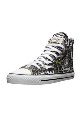 Canvas Sneaker White Cap Hi Cut grau atmungsaktiv