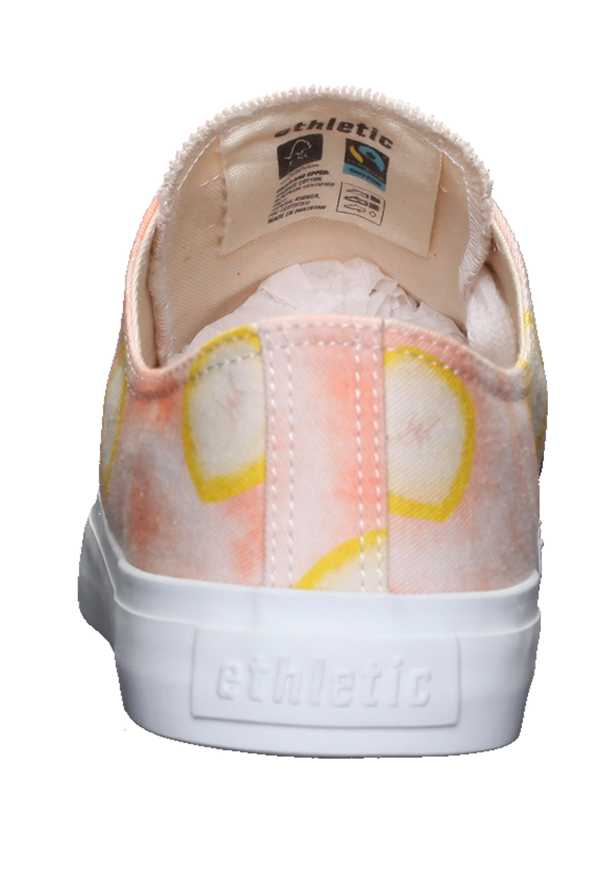 Sneaker Trainer White Cap Lo Cut orange-meliert atmungsaktiv 3/5