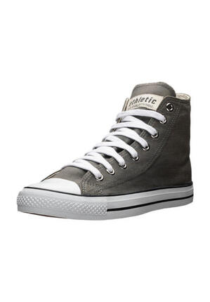 Canvas Sneaker White Cap Hi Cut grau atmungsaktiv