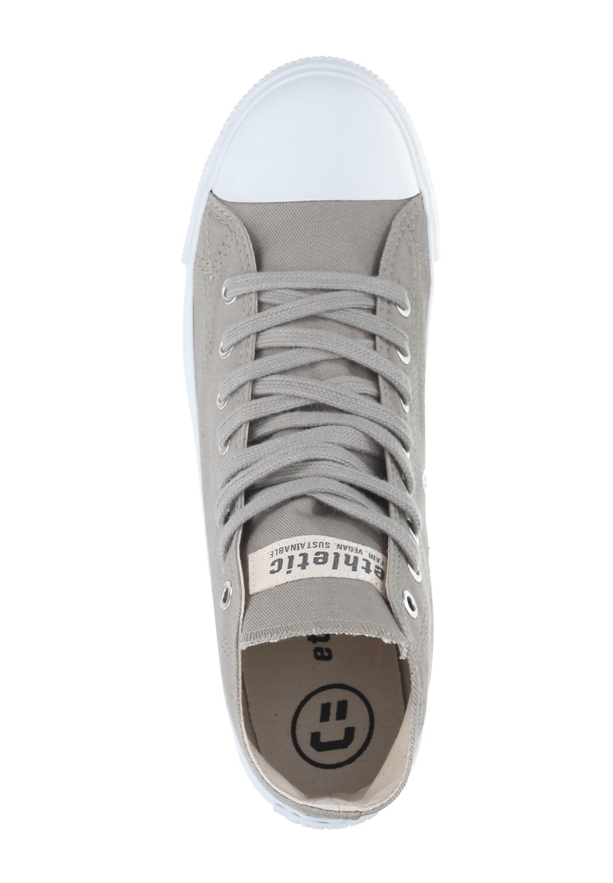 Canvas Sneaker White Cap Hi Cut hellgrau-meliert atmungsaktiv 5/5