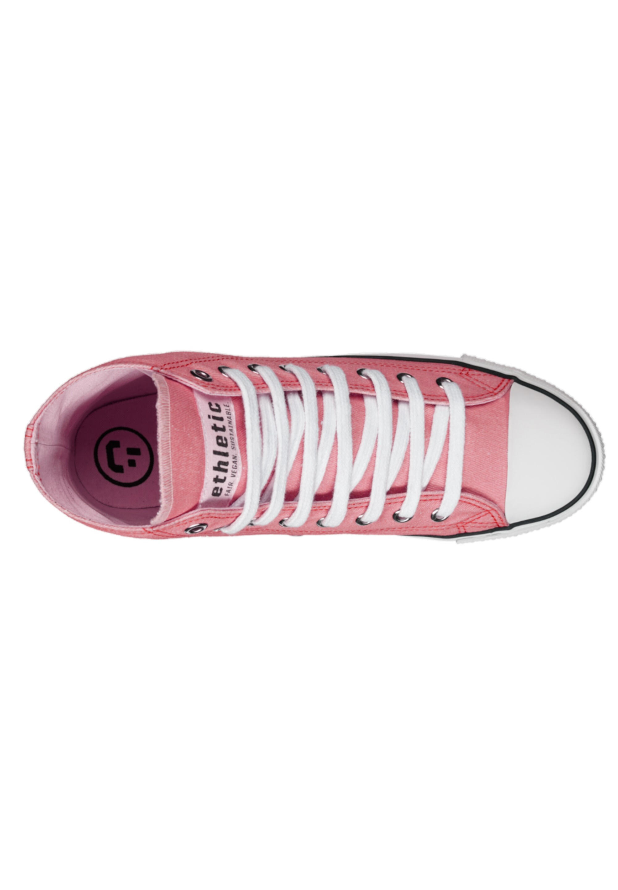 Canvas Sneaker White Cap Hi Cut pink atmungsaktiv 5/5