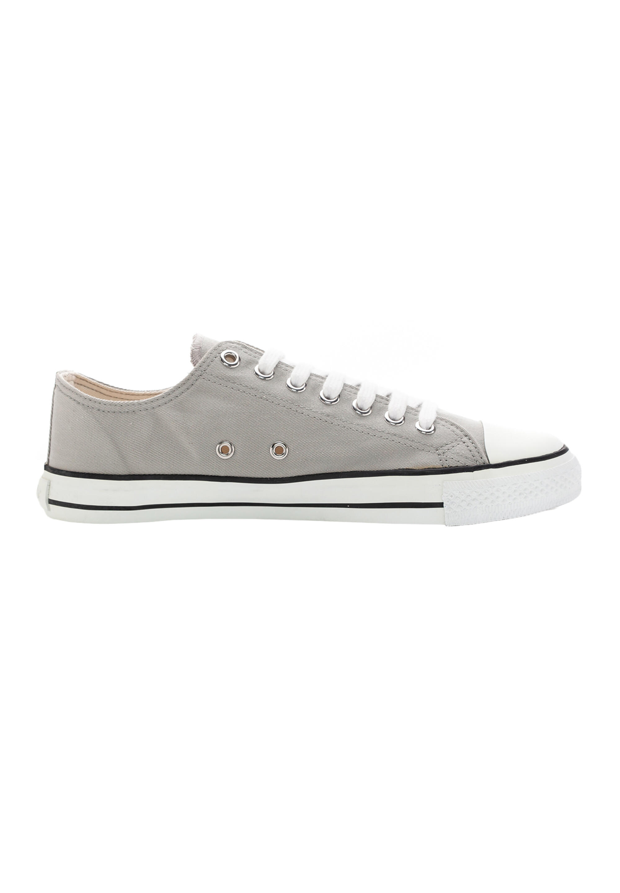 Sneaker Trainer White Cap Lo Cut hellgrau atmungsaktiv 4/5