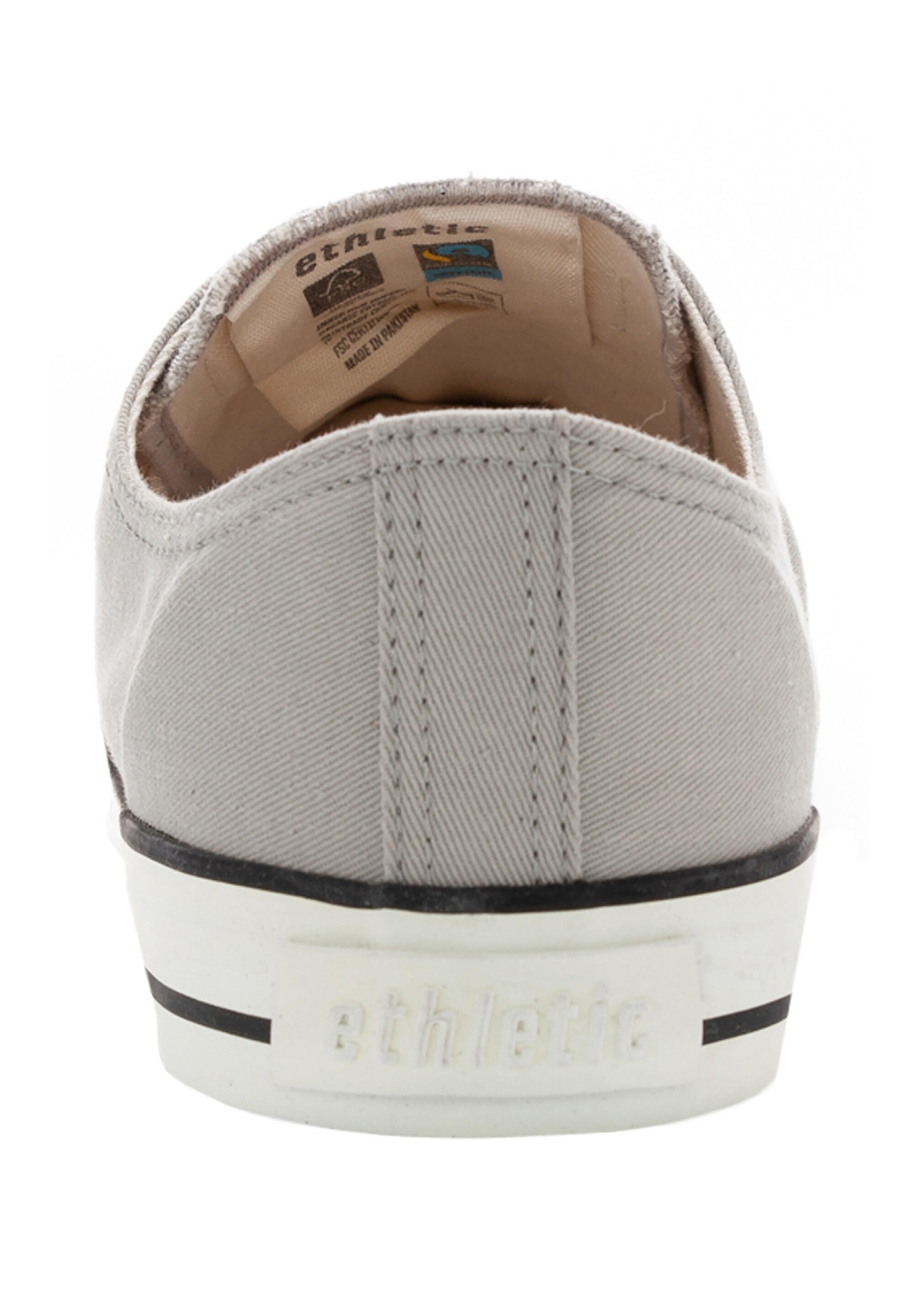 Sneaker Trainer White Cap Lo Cut hellgrau atmungsaktiv 3/5