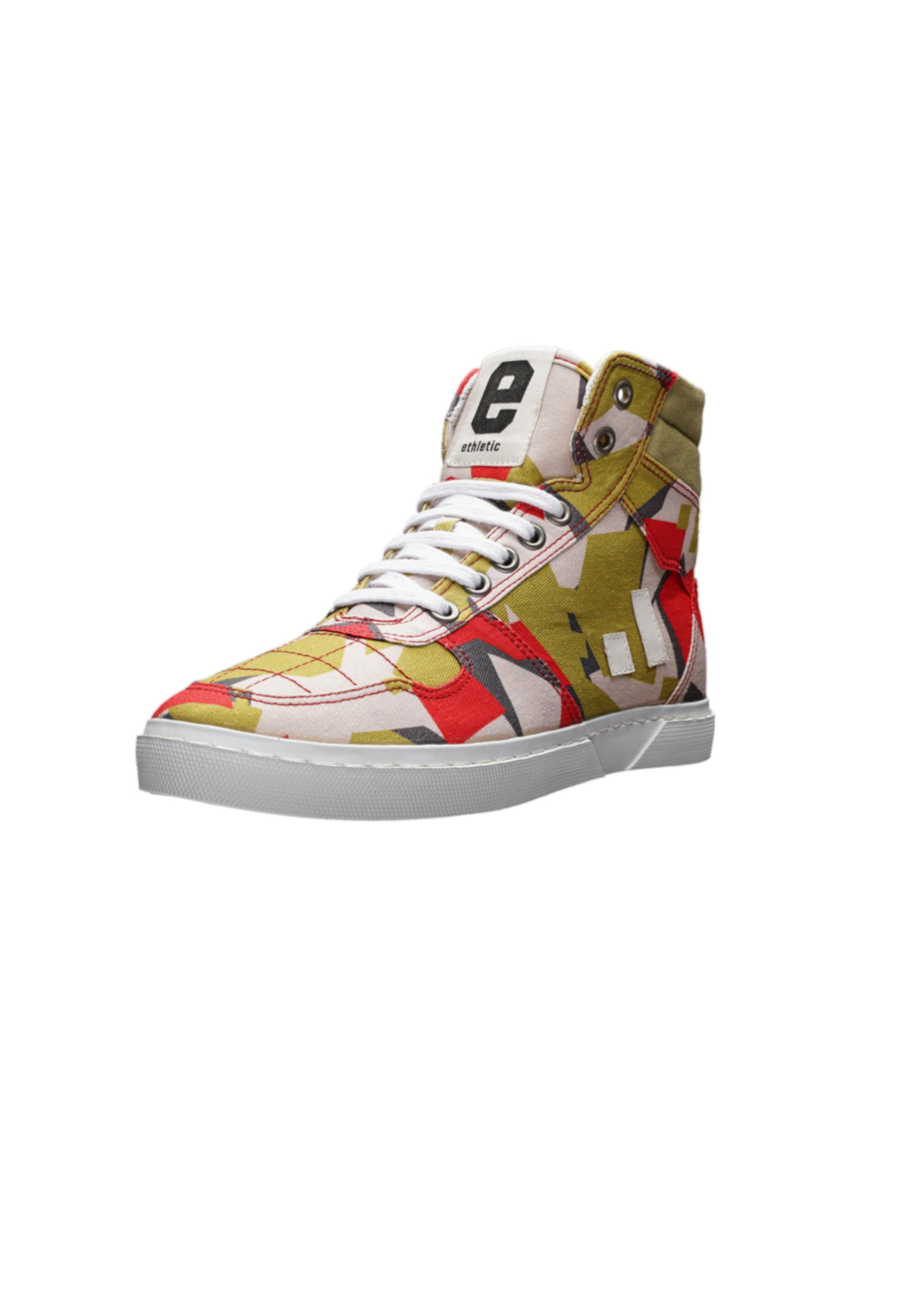 ETHLETIC Canvas Sneaker Hiro II rot-meliert atmungsaktiv