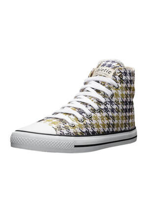 Canvas Sneaker White Cap Hi Cut grau atmungsaktiv